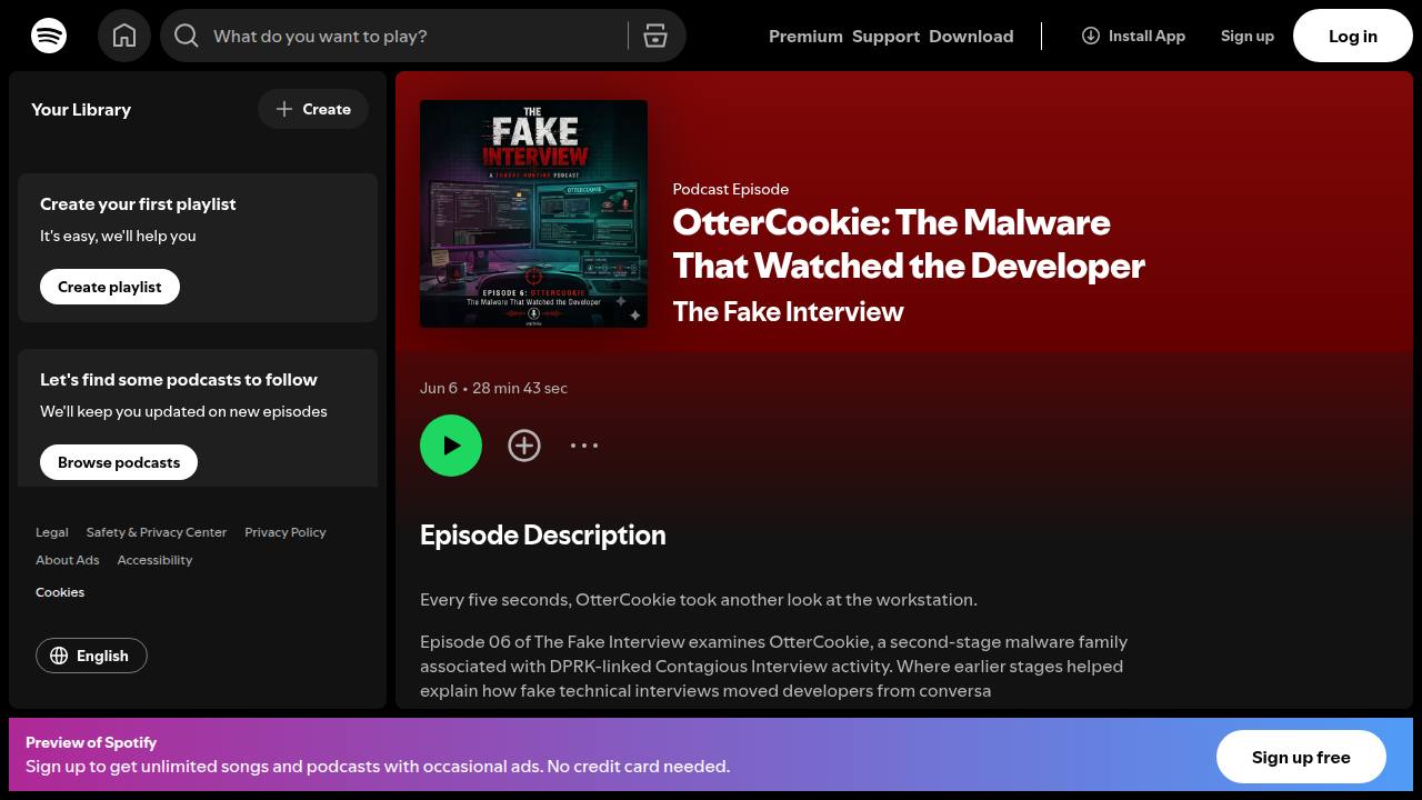 Thumbnail for OtterCookie: The Malware That Watched the Developer