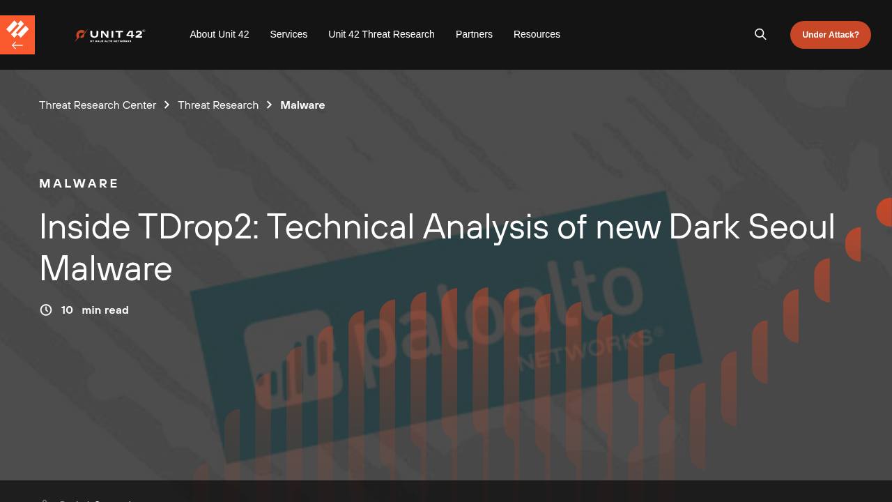 Thumbnail for Inside TDrop2: Technical Analysis of new Dark Seoul Malware