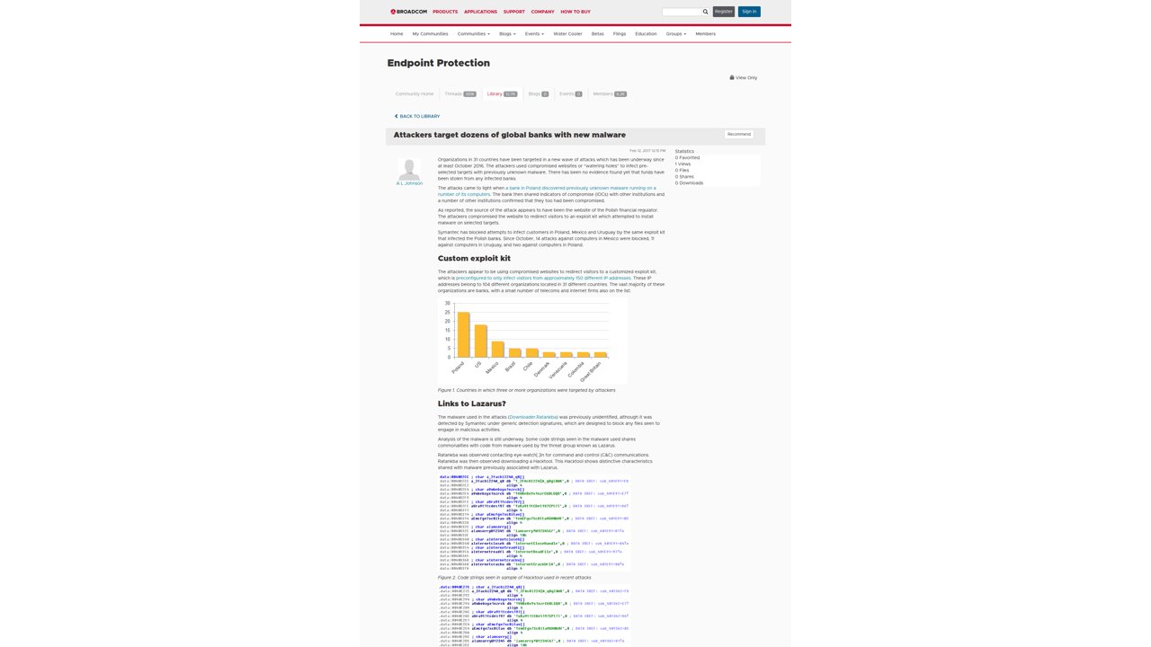 Thumbnail for Attackers target dozens of global banks with new malware