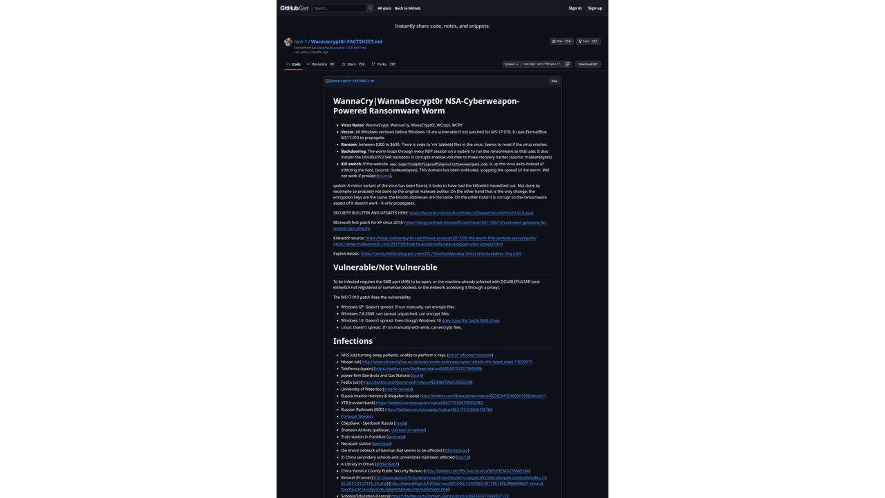 Thumbnail for WannaCry|WannaDecrypt0r NSA-Cyberweapon-Powered Ransomware Worm