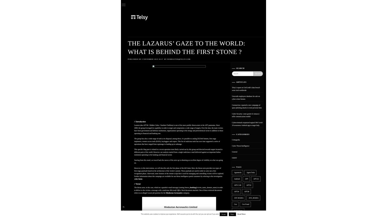 Thumbnail for THE LAZARUS’ GAZE TO THE WORLD: WHAT IS BEHIND THE FIRST STONE ?