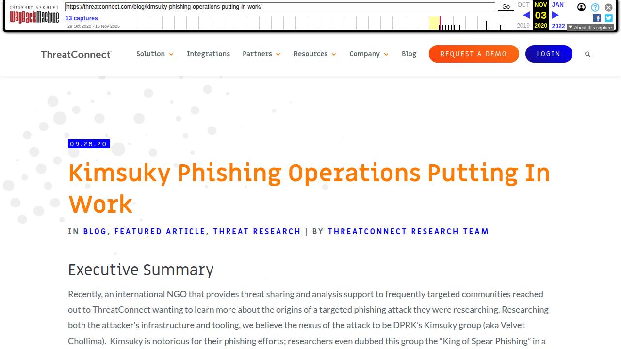 Thumbnail for Kimsuky Phishing Operations Putting In Work