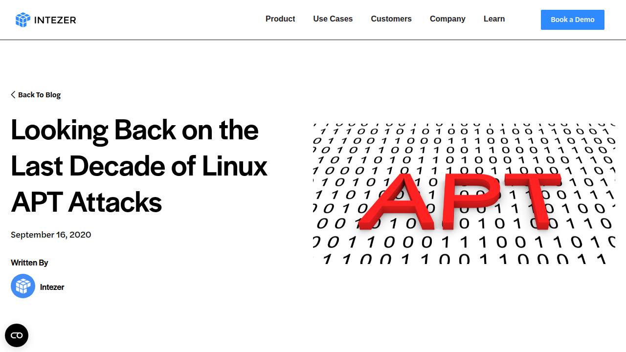 Thumbnail for Looking Back on the Last Decade of Linux APT Attacks