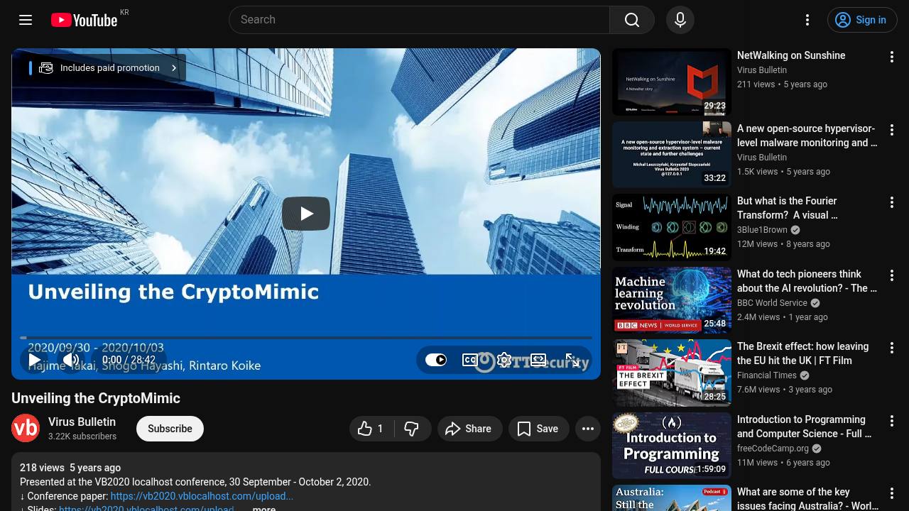 Thumbnail for Unveiling the CryptoMimic