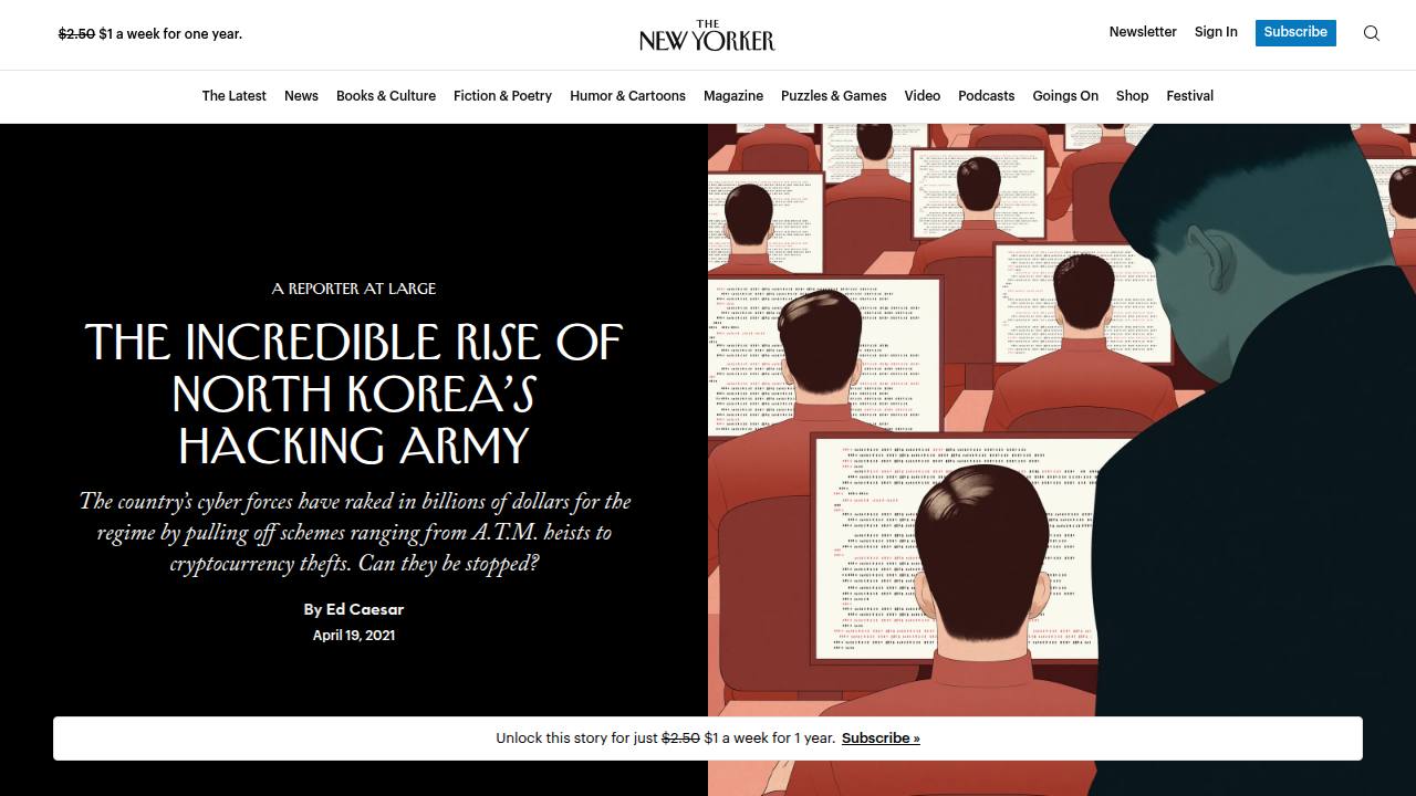 Thumbnail for The Incredible Rise of North Korea’s Hacking Army
