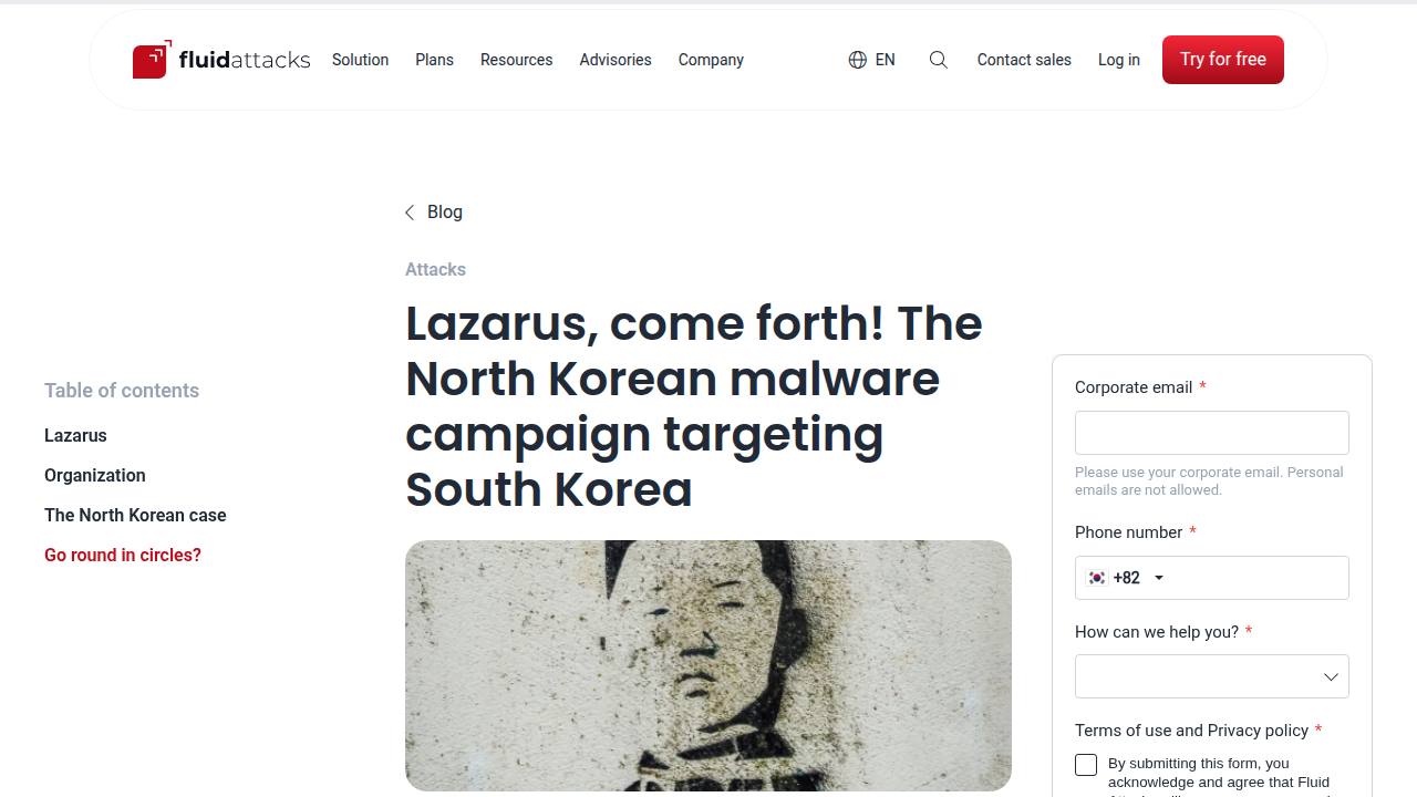 Thumbnail for Lazarus, Come Forth! | Blog | Fluid Attacks