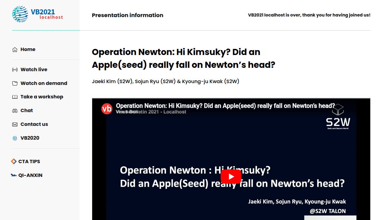 Thumbnail for Operation Newton: Hi Kimsuky? Did an Apple(seed) really fall on Newton’s head?