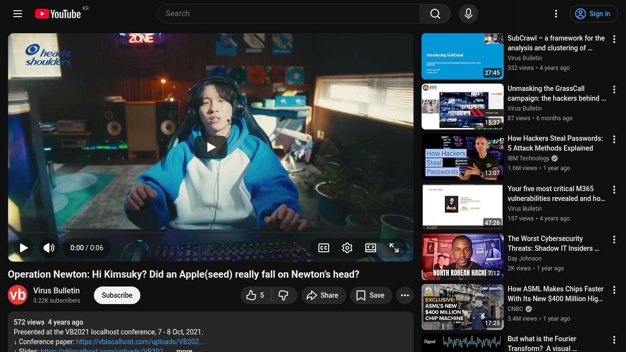 Thumbnail for Operation Newton: Hi Kimsuky? Did an Apple(seed) really fall on Newton’s head?
