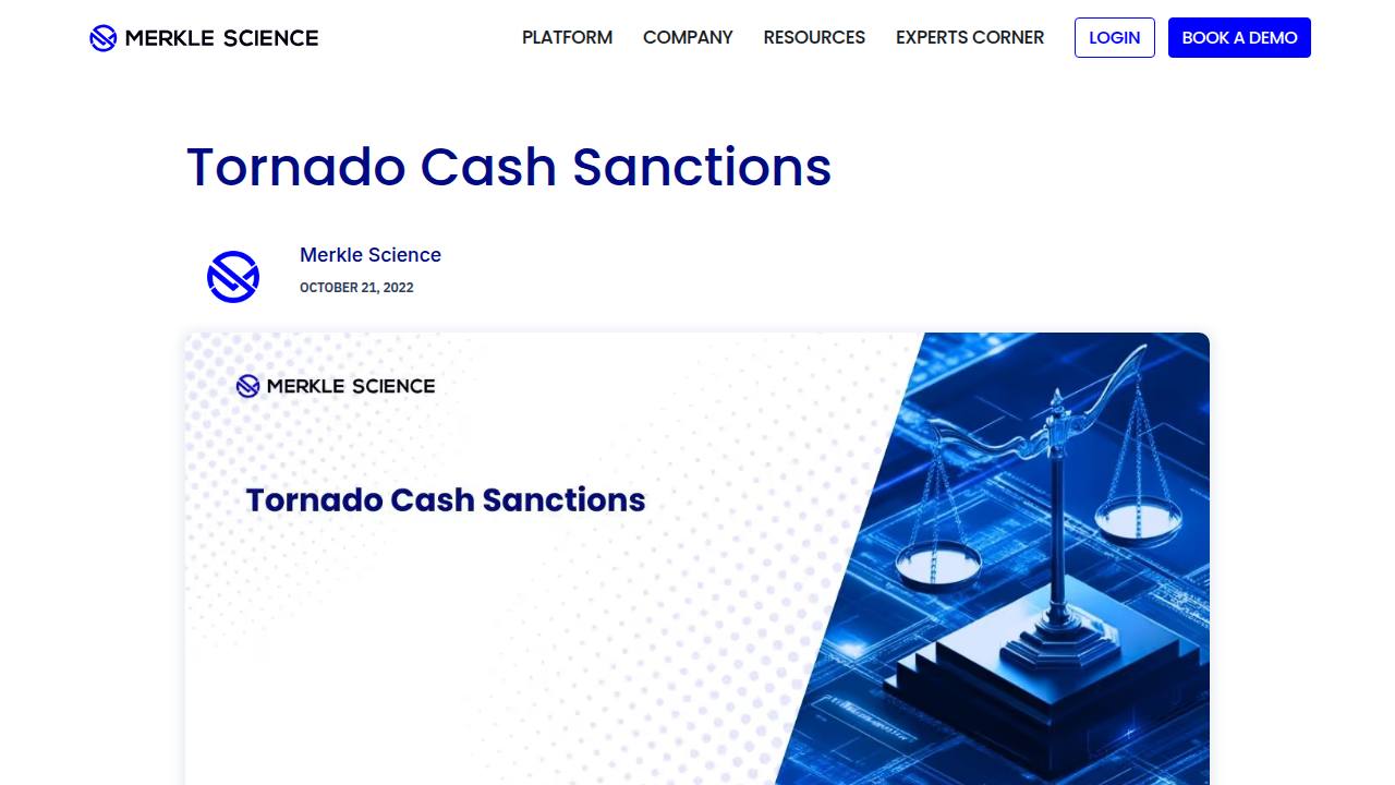 Thumbnail for Tornado Cash sanctions