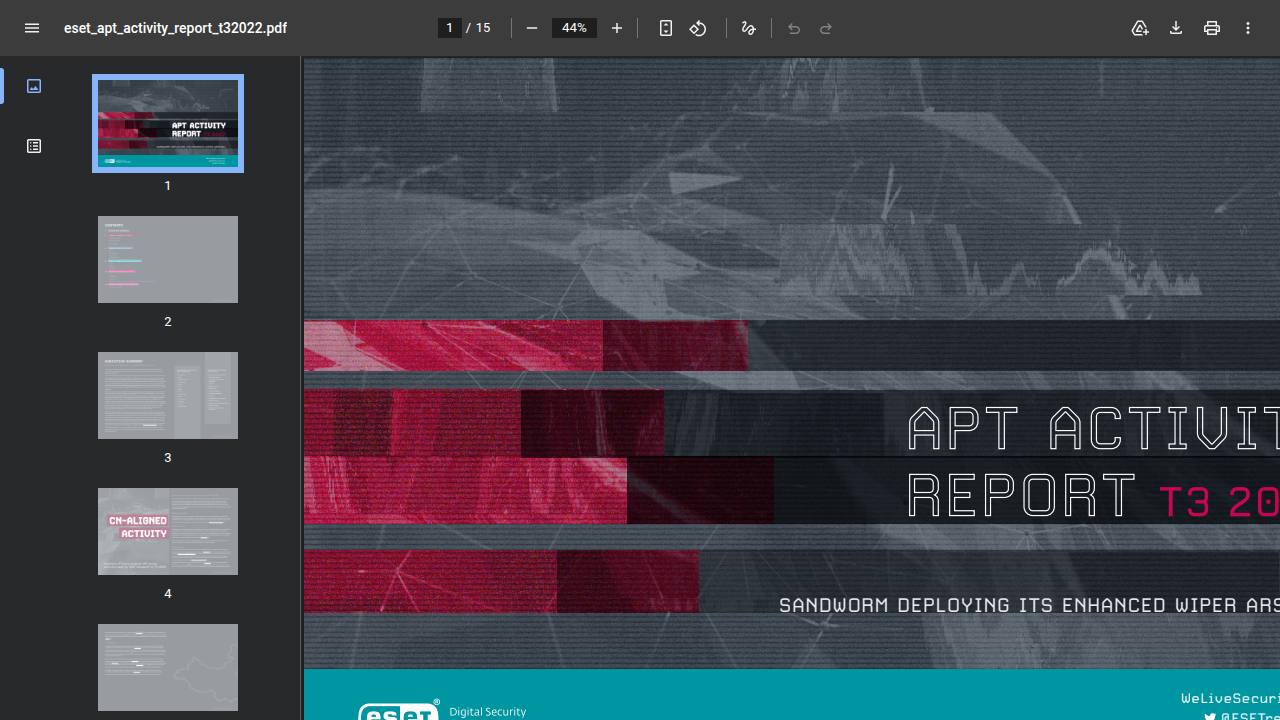 Thumbnail for APT ACTIVITY REPORT T3 2022