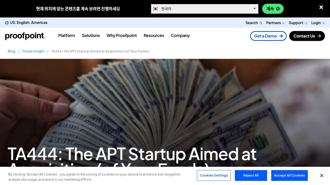 Thumbnail for TA444: The APT Startup Aimed at Acquisition (of Your Funds)