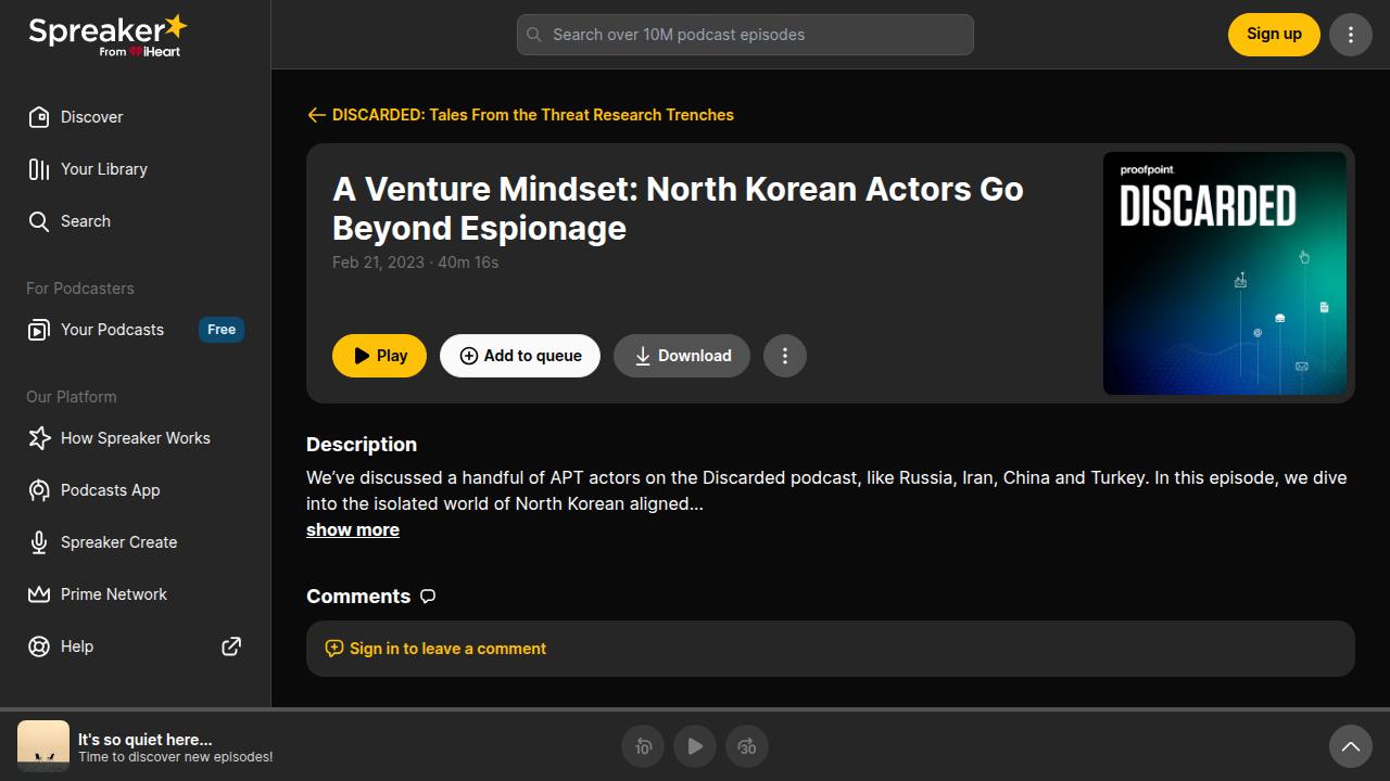 Thumbnail for A Venture Mindset: North Korean Actors Go Beyond Espionage