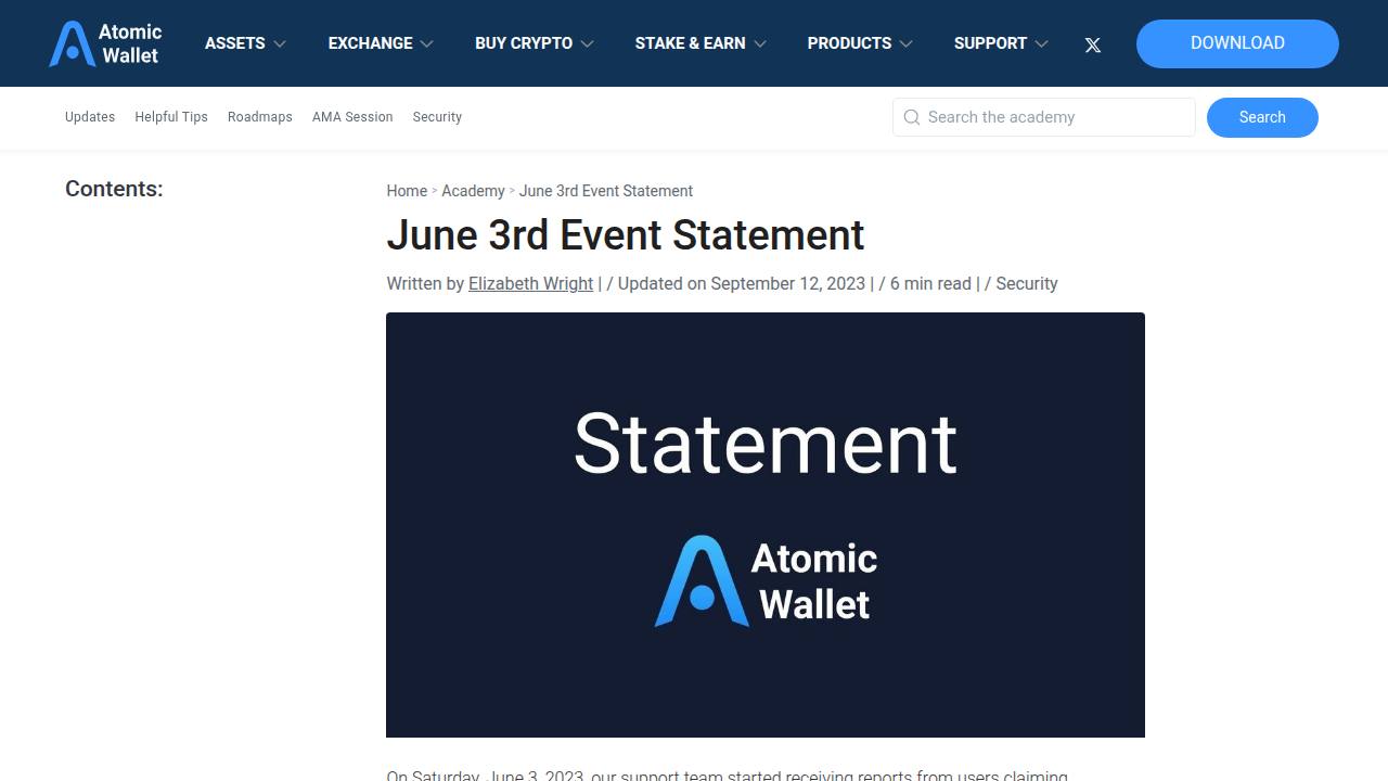 Thumbnail for June 3rd Event Statement