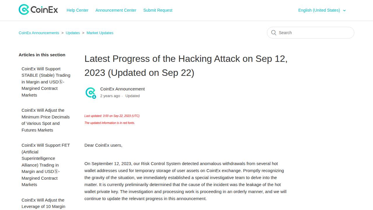 Thumbnail for Latest Progress of the Hacking Attack on Sep 12, 2023 (Updated on Sep 15)