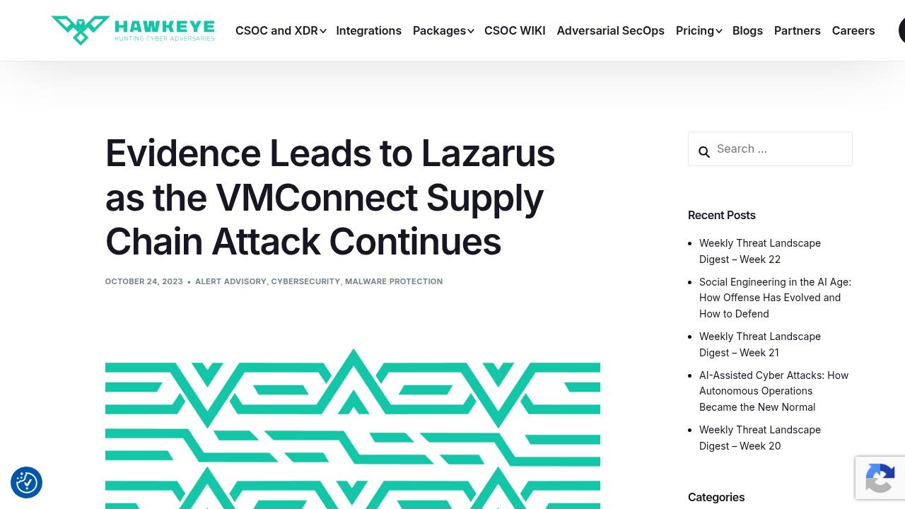 Thumbnail for Evidence Leads to Lazarus as the VMConnect Supply Chain Attack Continues