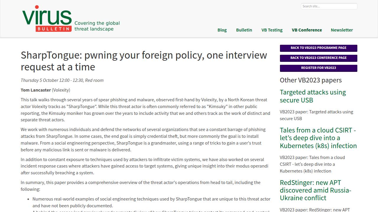 Thumbnail for SharpTongue: pwning your foreign policy, one interview request at a time