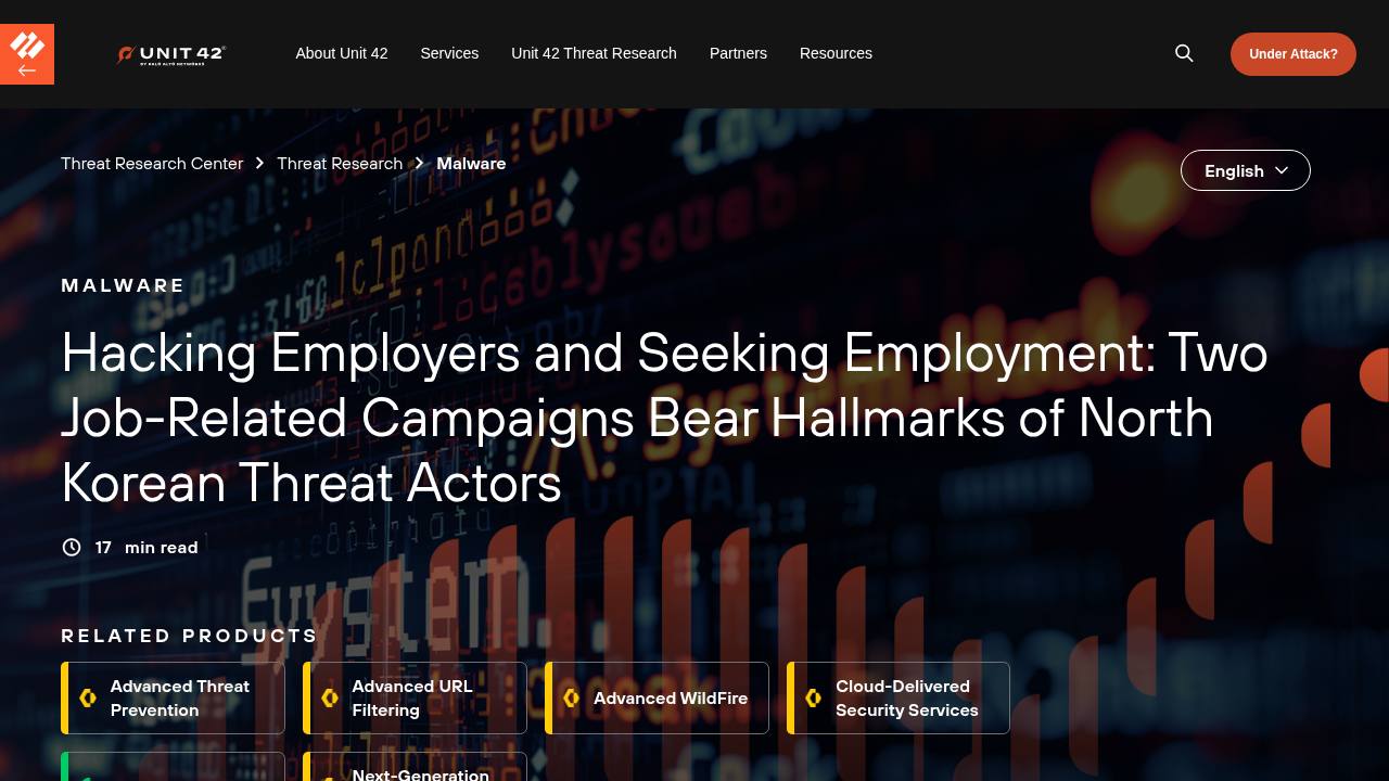 Thumbnail for Hacking Employers and Seeking Employment: Two Job-Related Campaigns Bear Hallmarks of North Korean Threat Actors