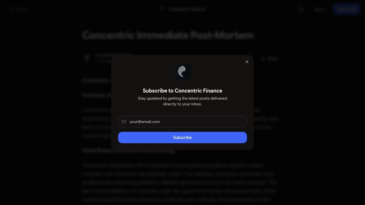 Thumbnail for Concentric Immediate Post-Mortem