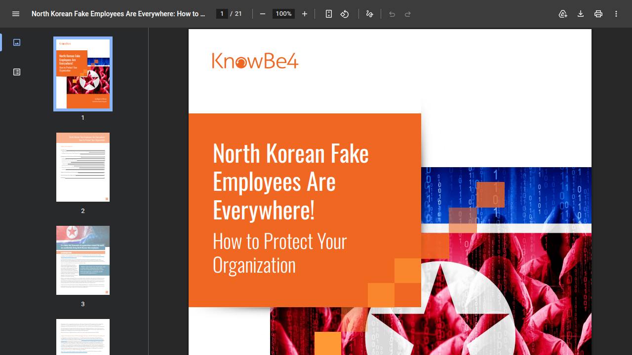 Thumbnail for North Korean Fake Employees Are Everywhere! How to Protect Your Organization