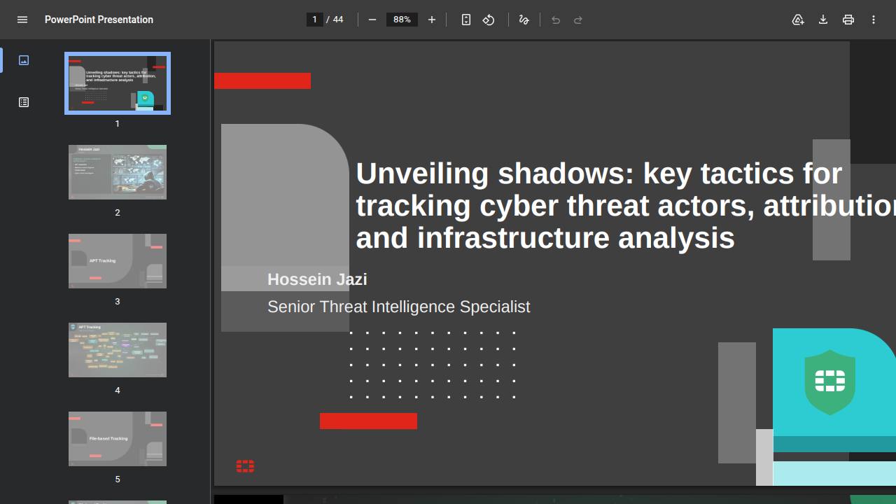 Thumbnail for Unveiling shadows: key tactics for tracking cyber threat actors, attribution, and infrastructure analysis