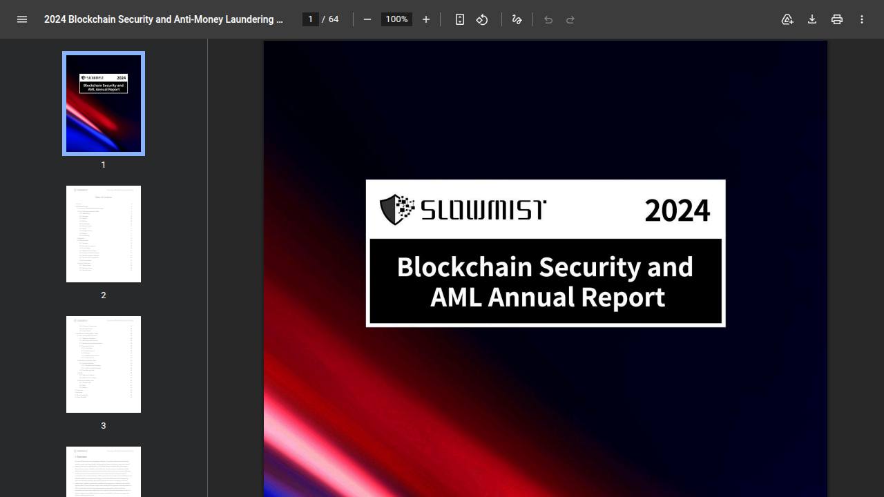 Thumbnail for Blockchain Security and AML Annual Report 2024