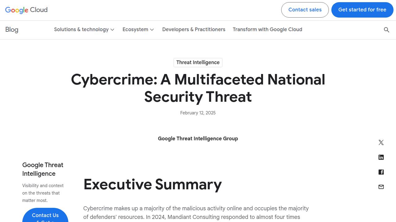 Thumbnail for Cybercrime: A Multifaceted National Security Threat