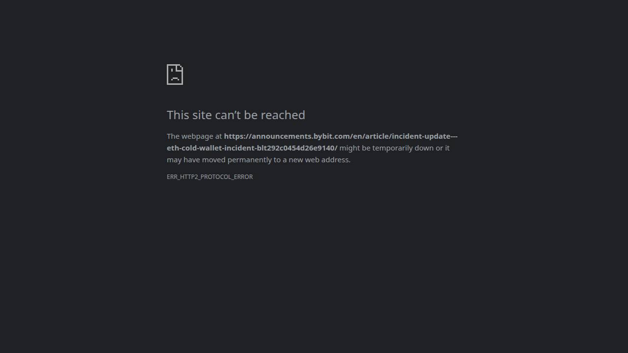 Thumbnail for Incident Update: Unauthorized Activity Involving ETH Cold Wallet