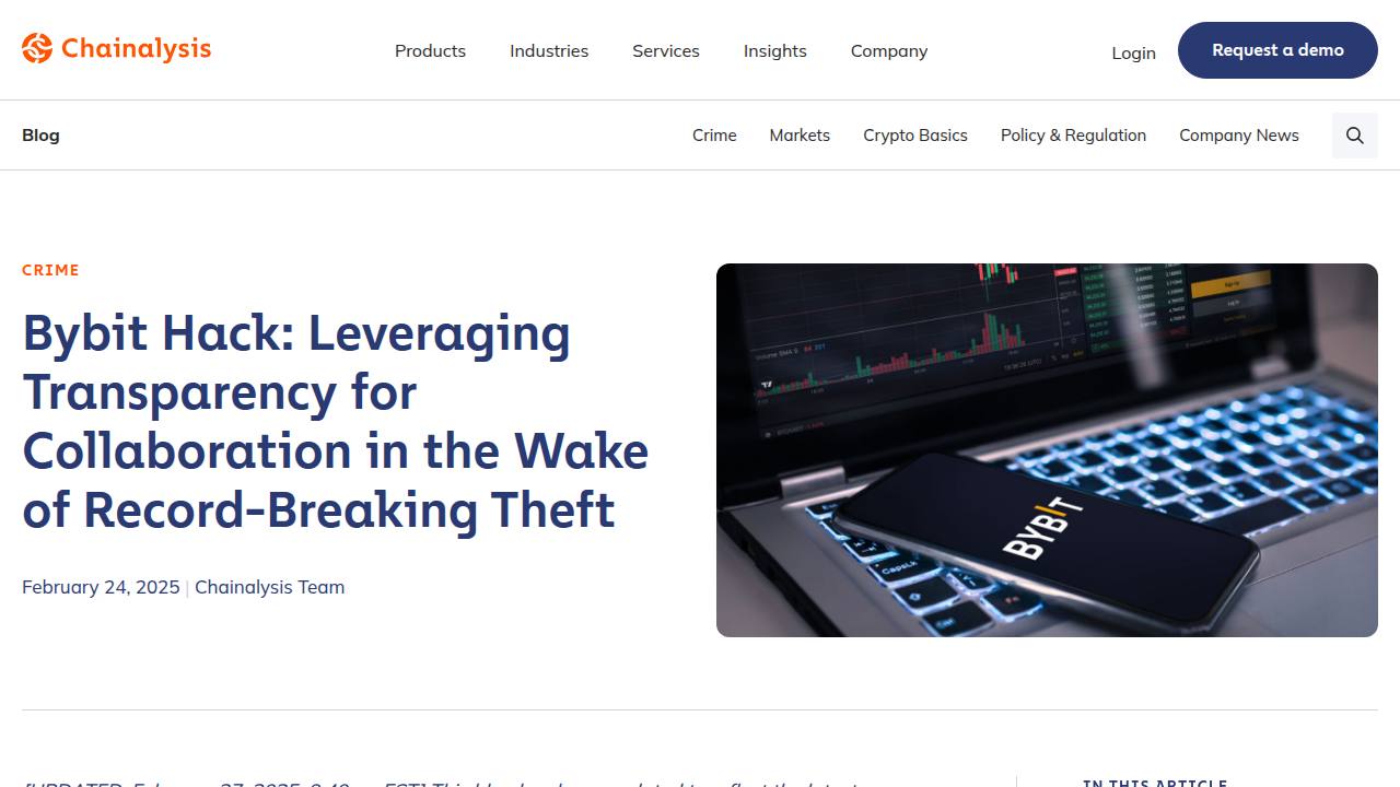 Thumbnail for Collaboration in the Wake of Record-Breaking Bybit Theft