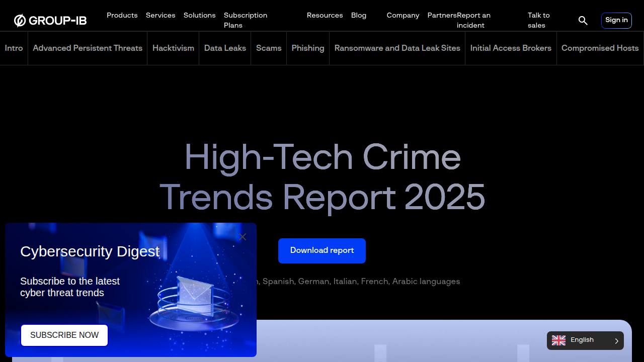 Thumbnail for High-Tech Crime Trends Report 2025