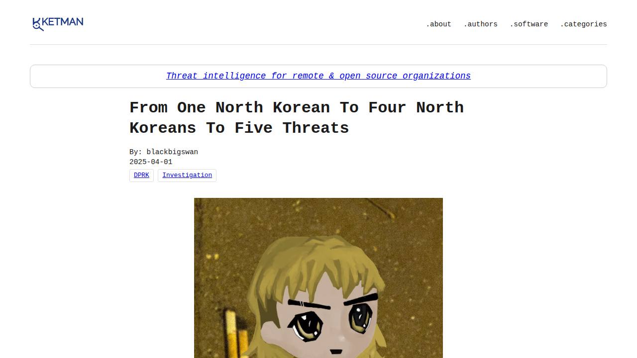 Thumbnail for From One North Korean To Four North Koreans To Five Threats