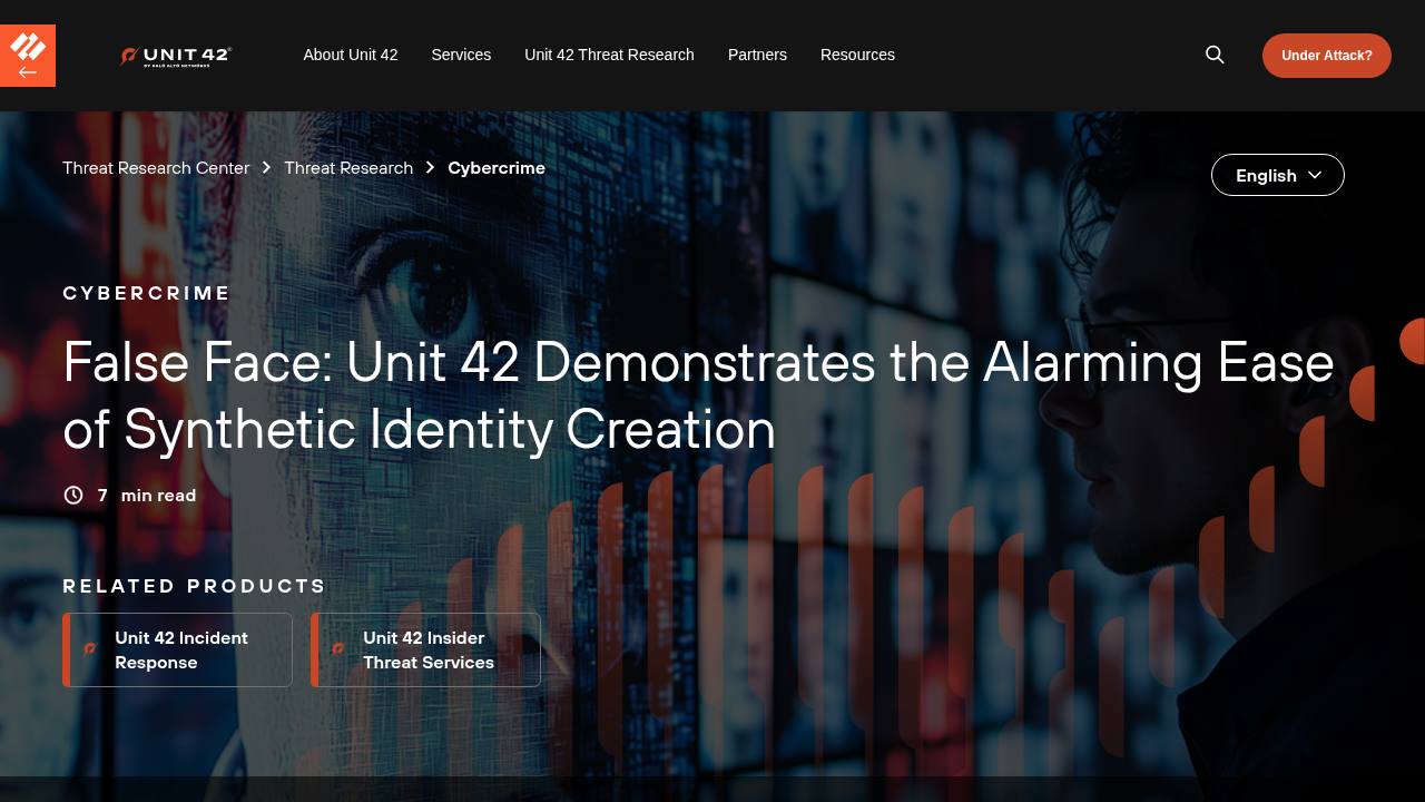 Thumbnail for False Face: Unit 42 Demonstrates the Alarming Ease of Synthetic Identity Creation