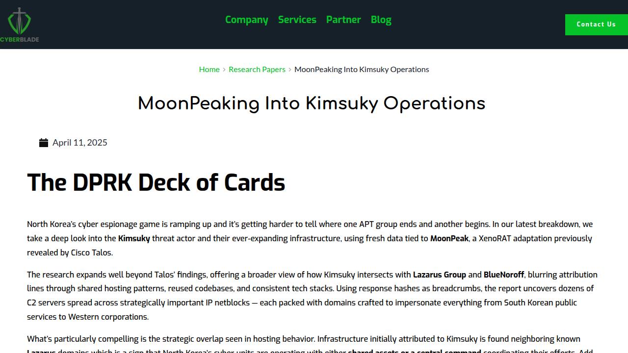 Thumbnail for MoonPeaking Into Kimsuky Operations