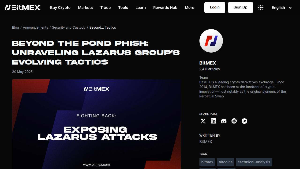 Thumbnail for Beyond the Pond Phish: Unraveling Lazarus Group’s Evolving Tactics