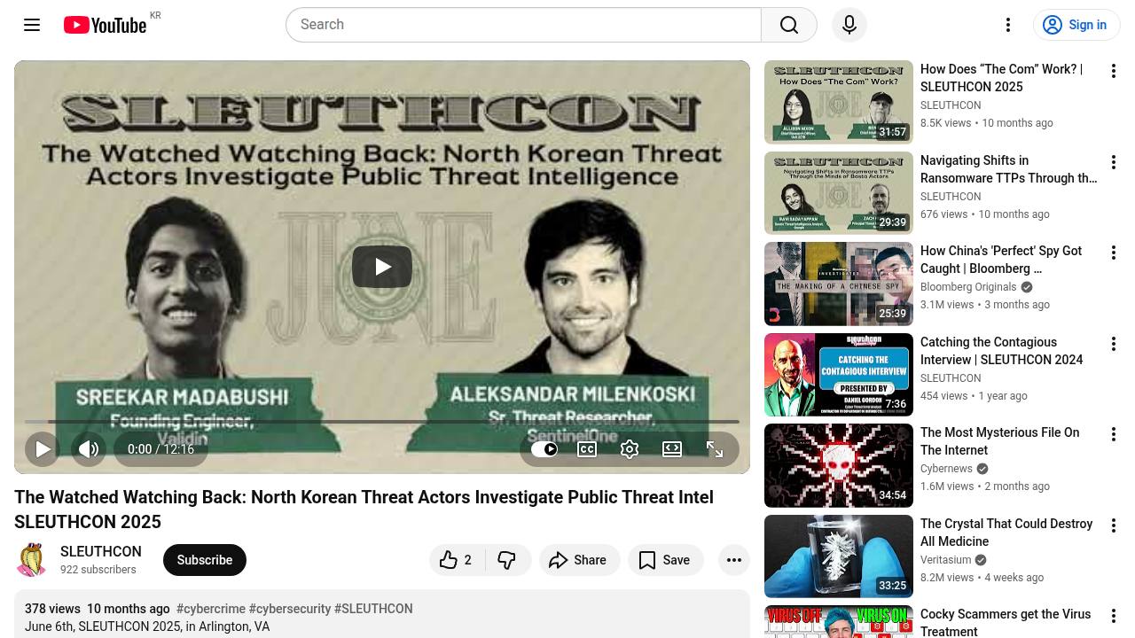 Thumbnail for The Watched Watching Back: North Korean Threat Actors Investigate Public Threat Intelligence
