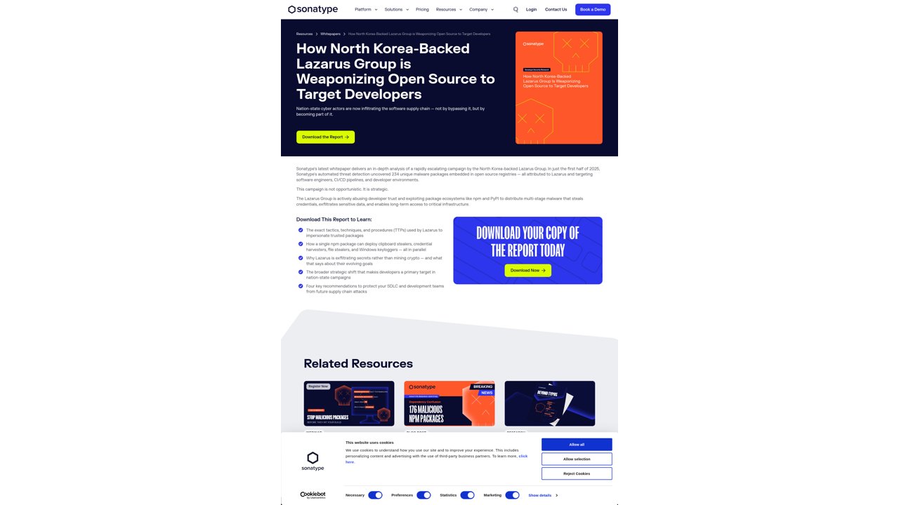 Thumbnail for How North Korea-Backed Lazarus Group Is Weaponizing Open Source to Target Developers
