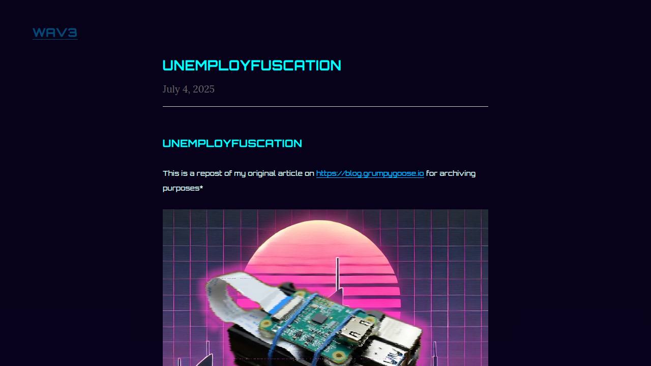Thumbnail for Unemployfuscation