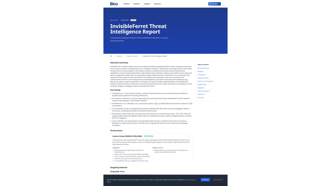 Thumbnail for InvisibleFerret Threat Intelligence Report