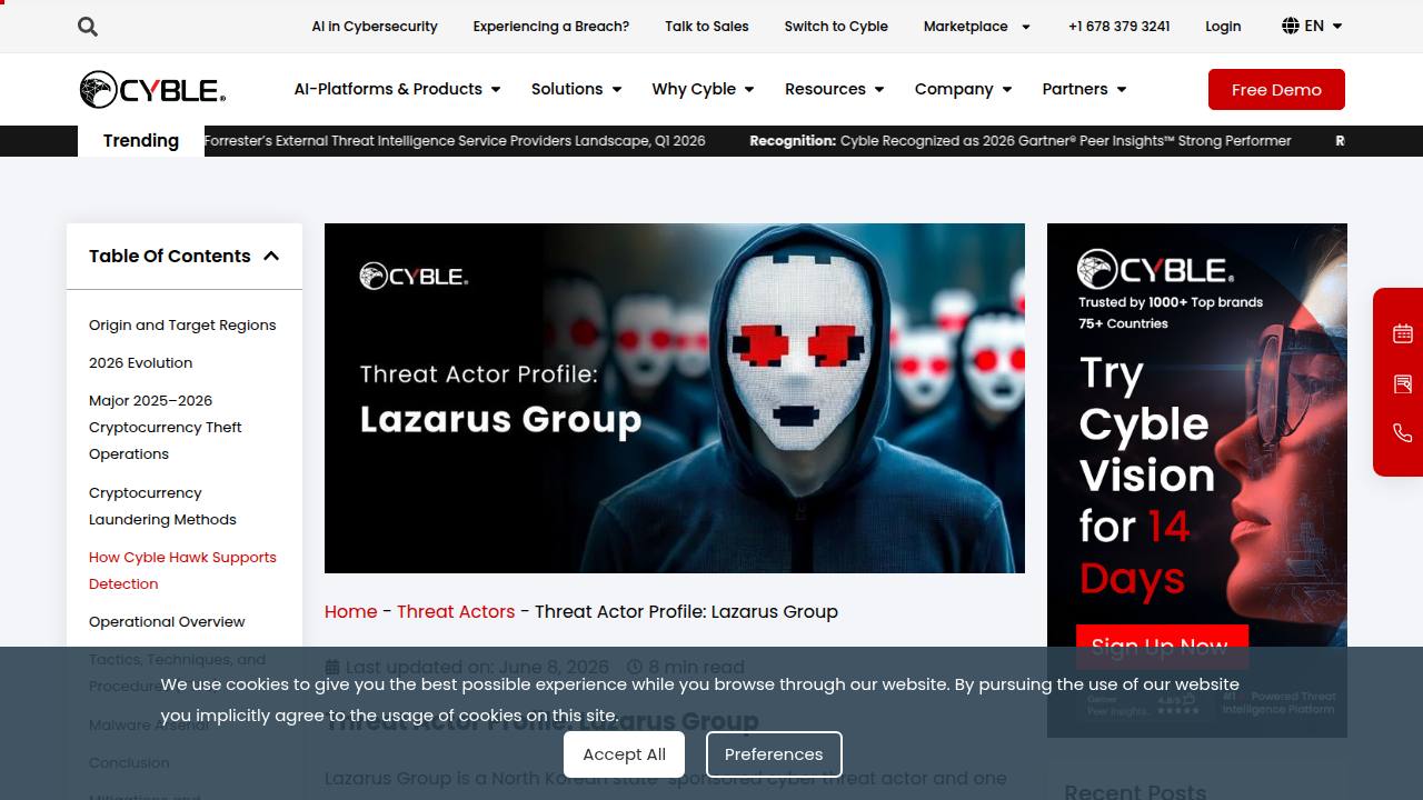 Thumbnail for Threat Actor Profile: Lazarus Group