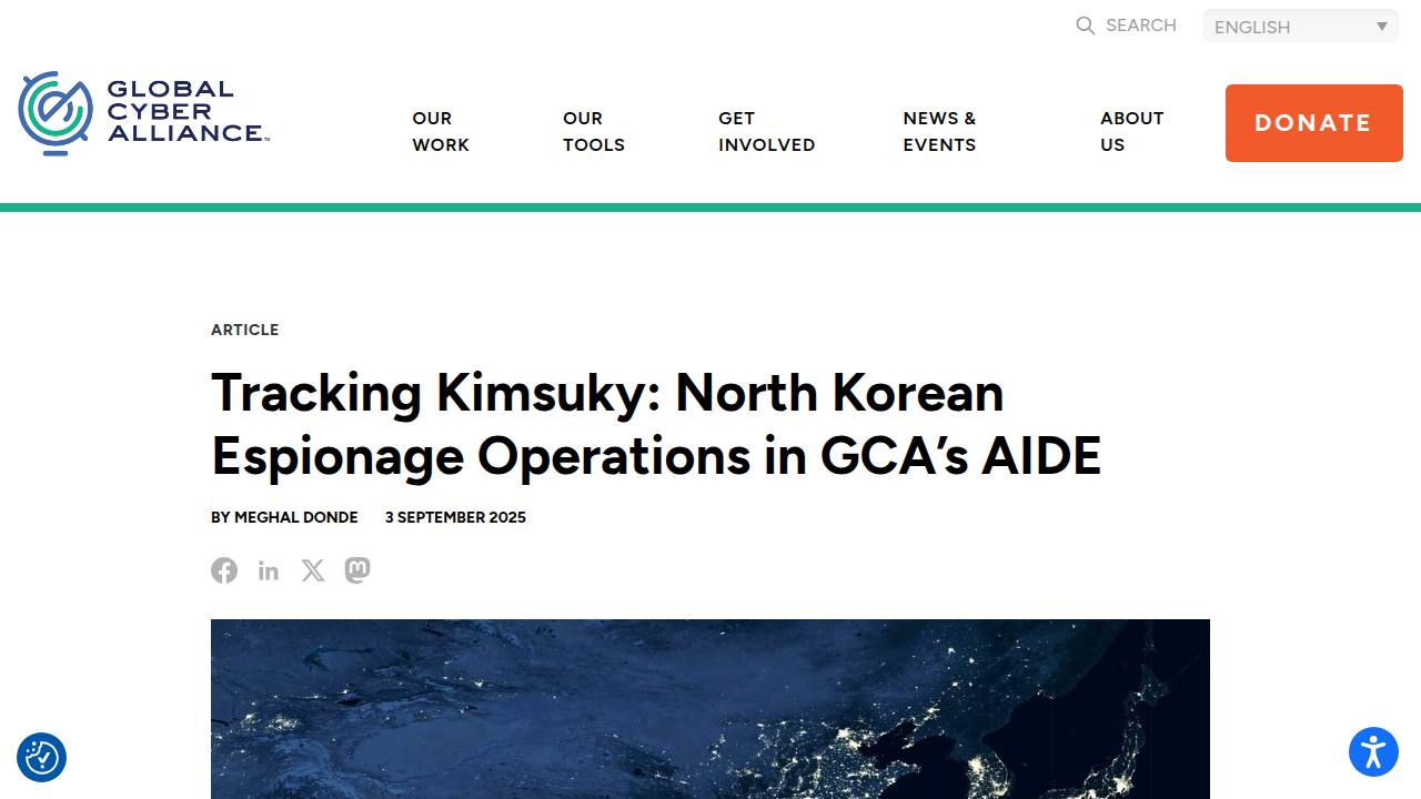 Thumbnail for Tracking Kimsuky: North Korean Espionage Operations in GCA’s AIDE
