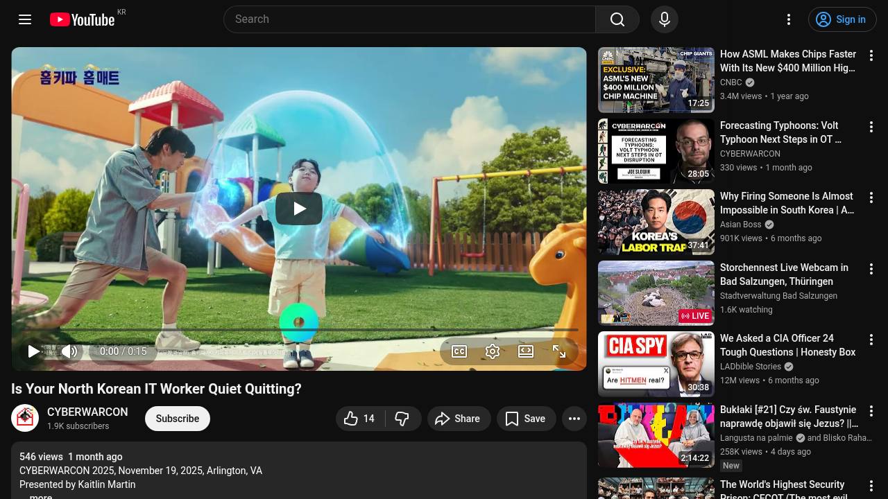 Thumbnail for Is Your North Korean IT Worker Quiet Quitting?