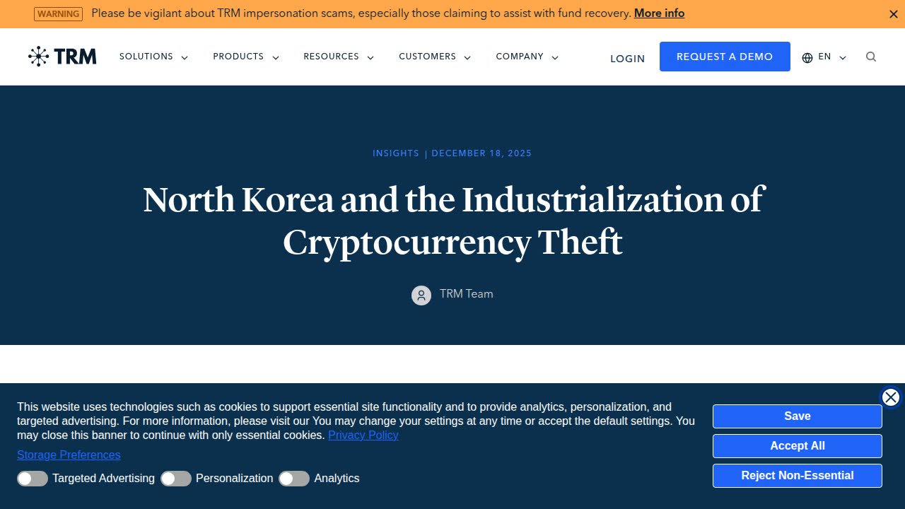 Thumbnail for North Korea and the Industrialization of Cryptocurrency Theft