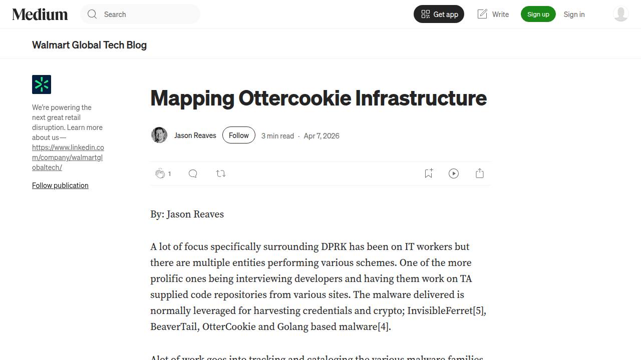 Thumbnail for Mapping Ottercookie Infrastructure