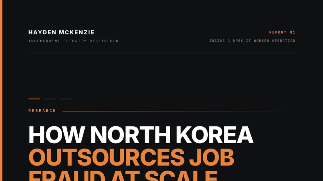 Thumbnail for How North Korea Outsources Job Fraud at Scale