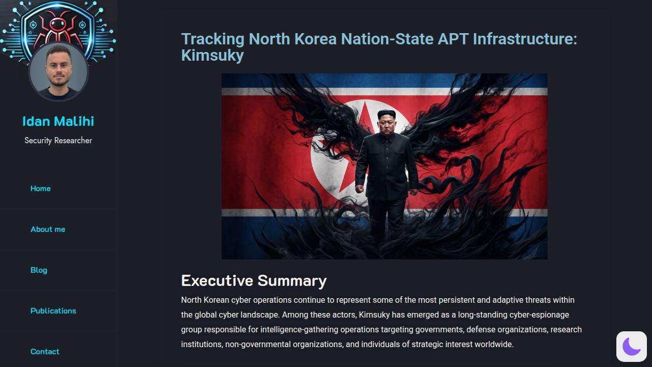 Thumbnail for Tracking North Korea Nation-State APT Infrastructure: Kimsuky