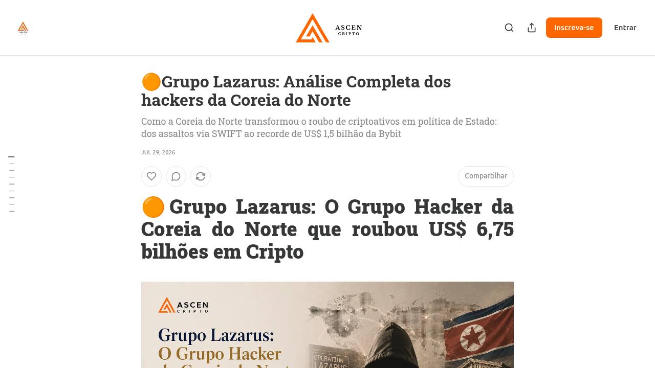 Thumbnail for Grupo Lazarus: Análise Completa dos hackers da Coreia do Norte