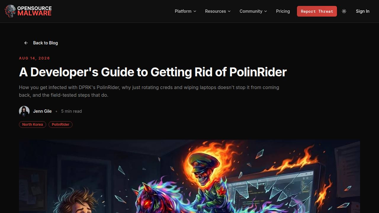 Thumbnail for A Developer's Guide to Getting Rid of PolinRider