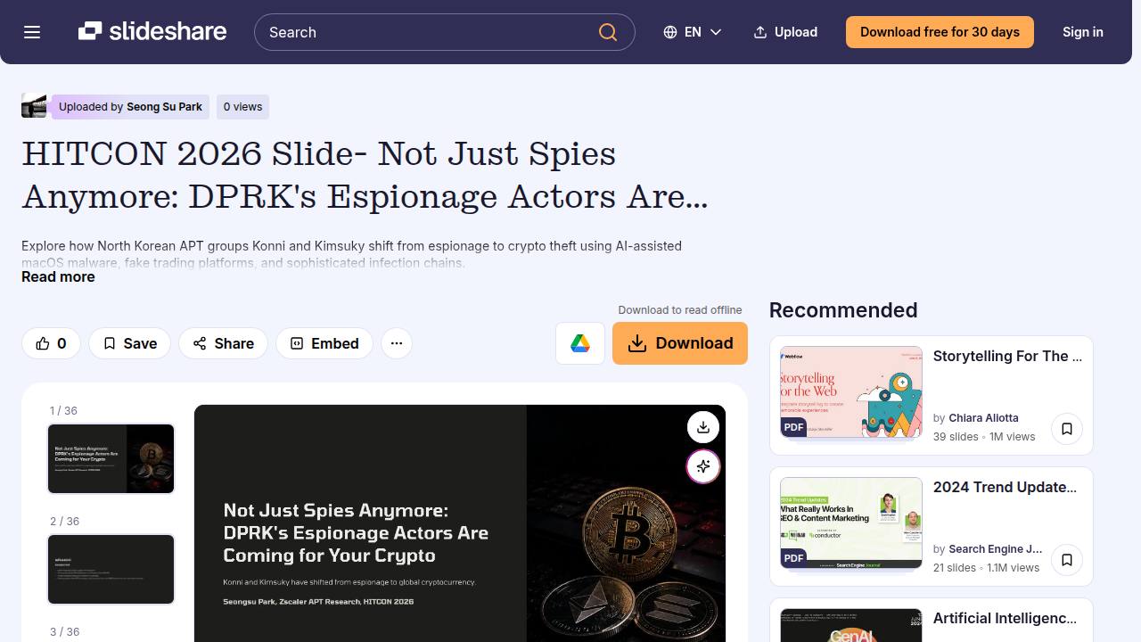 Thumbnail for Not Just Spies Anymore: DPRK's Espionage Actors Are Coming for Your Crypto