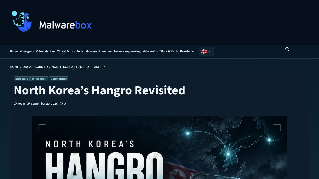 Thumbnail for North Korea’s Hangro Revisited