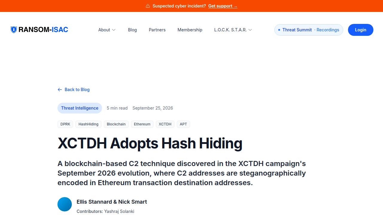 Thumbnail for XCTDH Adopts Hash Hiding