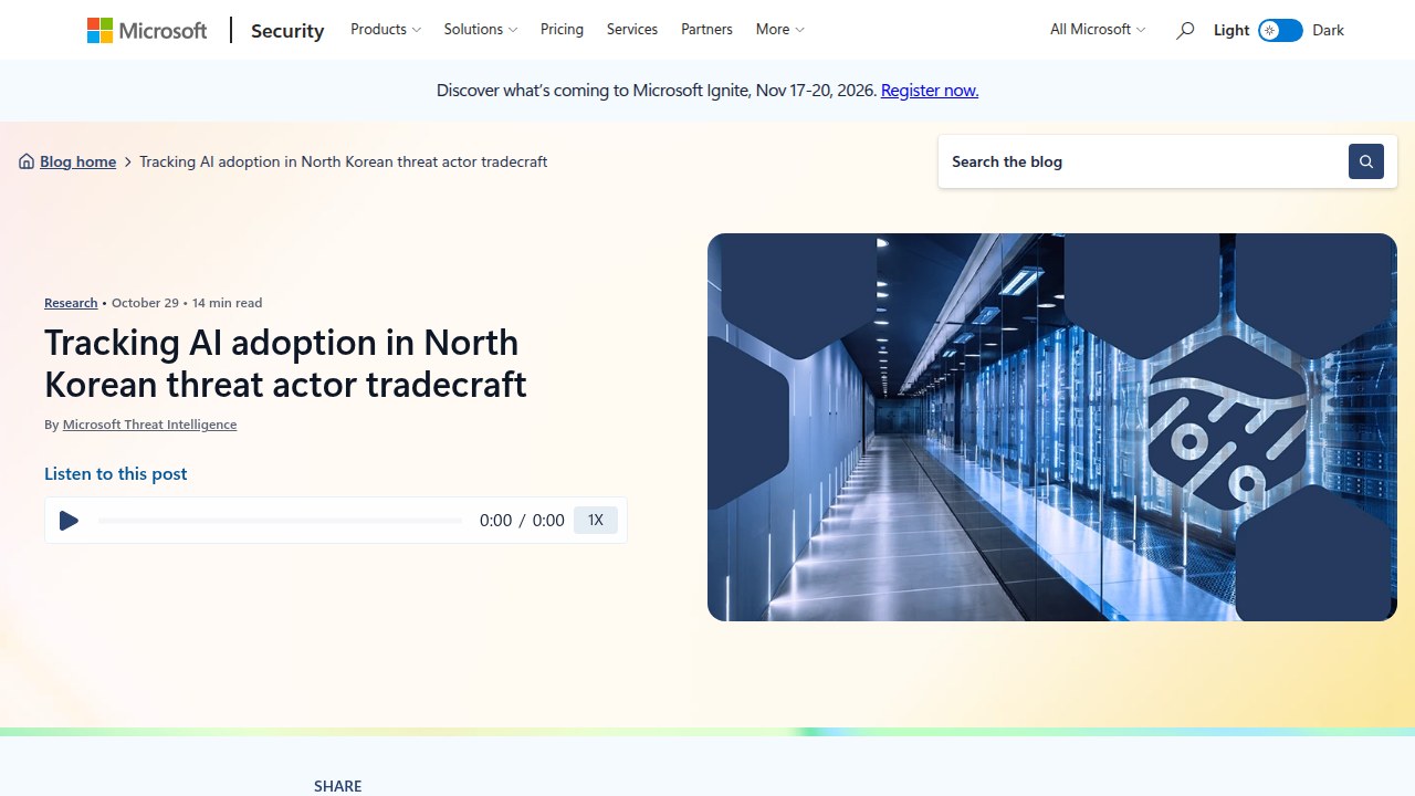 Thumbnail for Tracking AI adoption in North Korean threat actor tradecraft